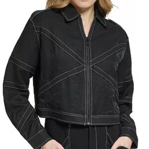 DKNY Black Women's Jacket. Size Large. NWOT‎